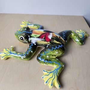 Colorful Ceramic Frog Reptile Decor